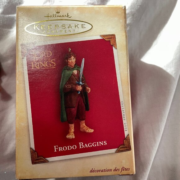 2004 Hallmark Keepsake Ornament Lord of the Rings Frodo Baggins Dented Box - Picture 10 of 16